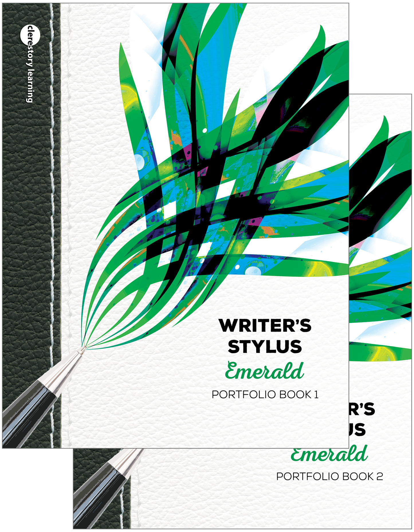 Writer's Stylus: Emerald – Student Portfolio Book 1 & 2