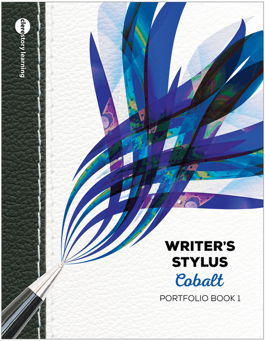 Writer's Stylus: Cobalt – Student Portfolio Book 1