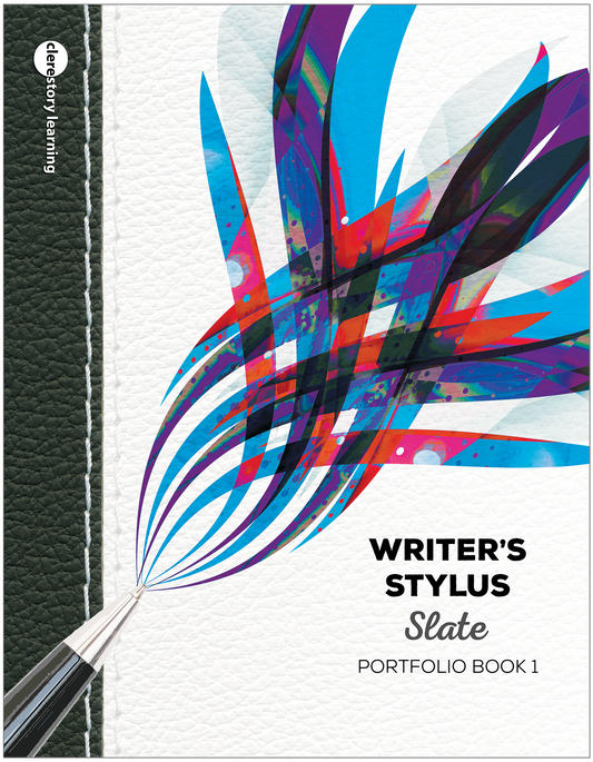 Writer's Stylus: Slate – Student Portfolio Book 1